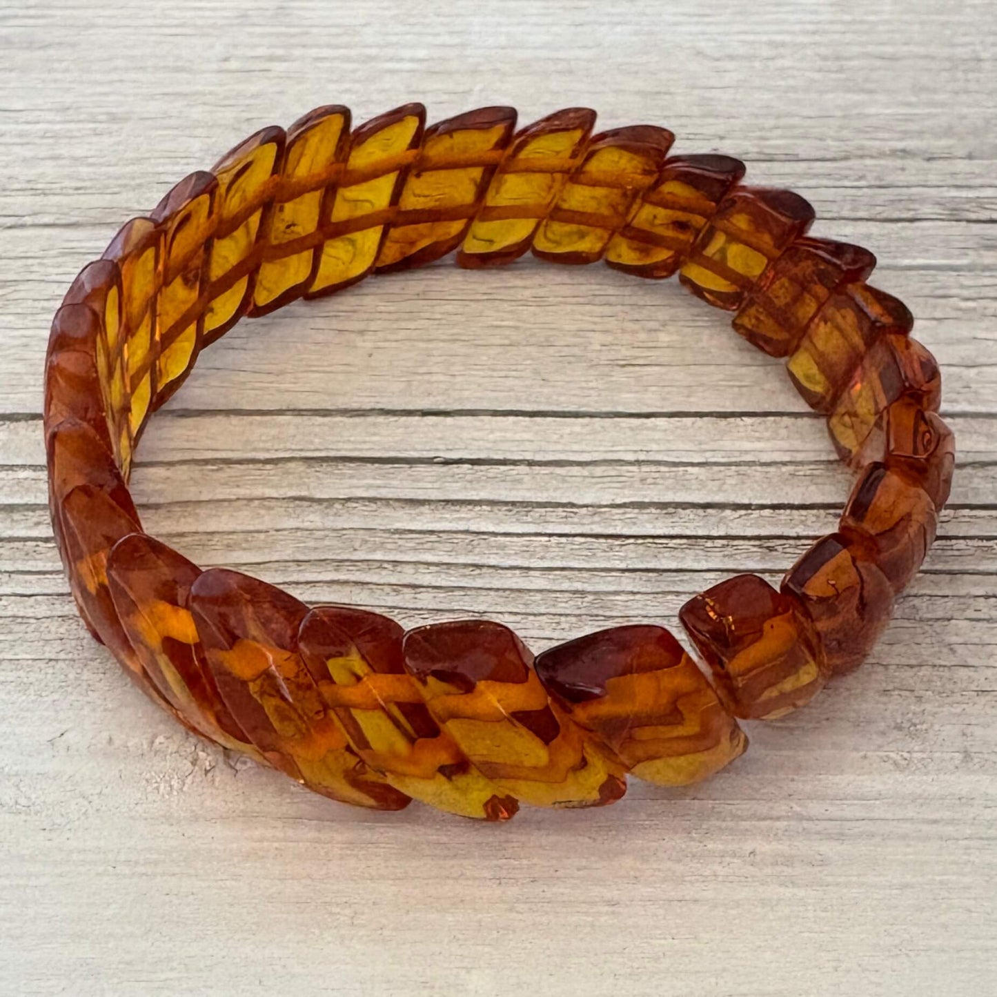 adjustable amber bracelet