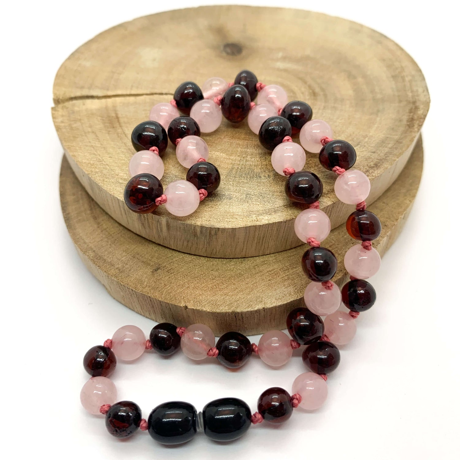 Baby amber multicoloured necklace