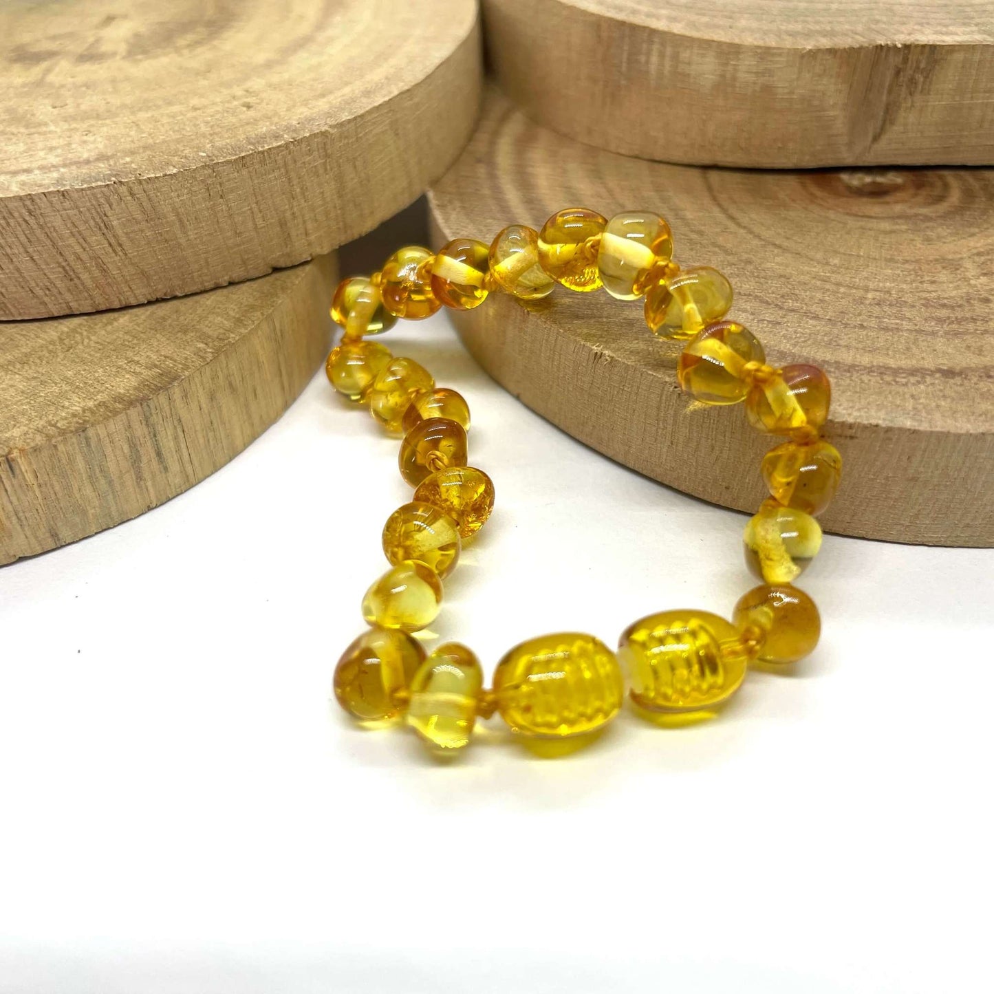 Natural Baltic Amber Baby Bracelet/ Anklet