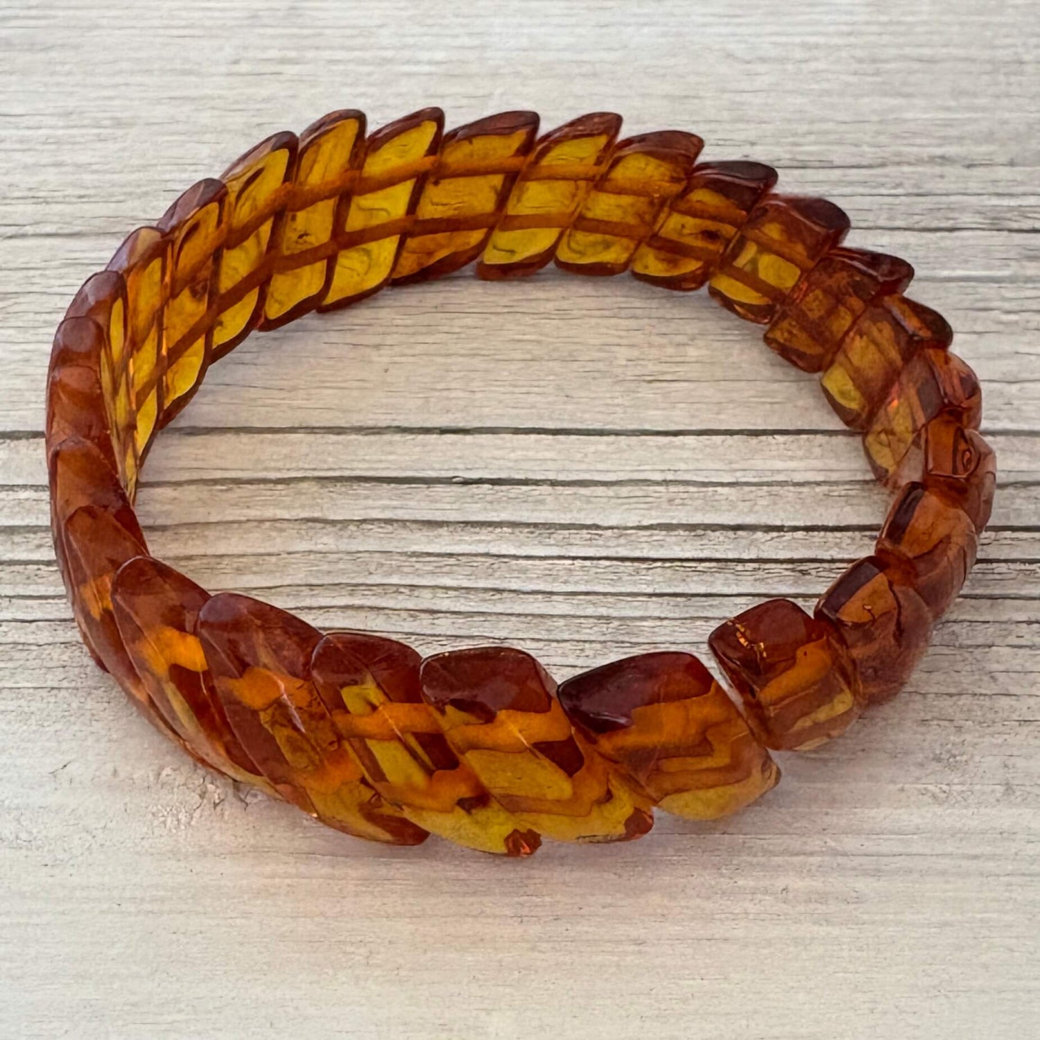 adjustable amber bracelet