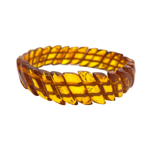 adjustable amber bracelet