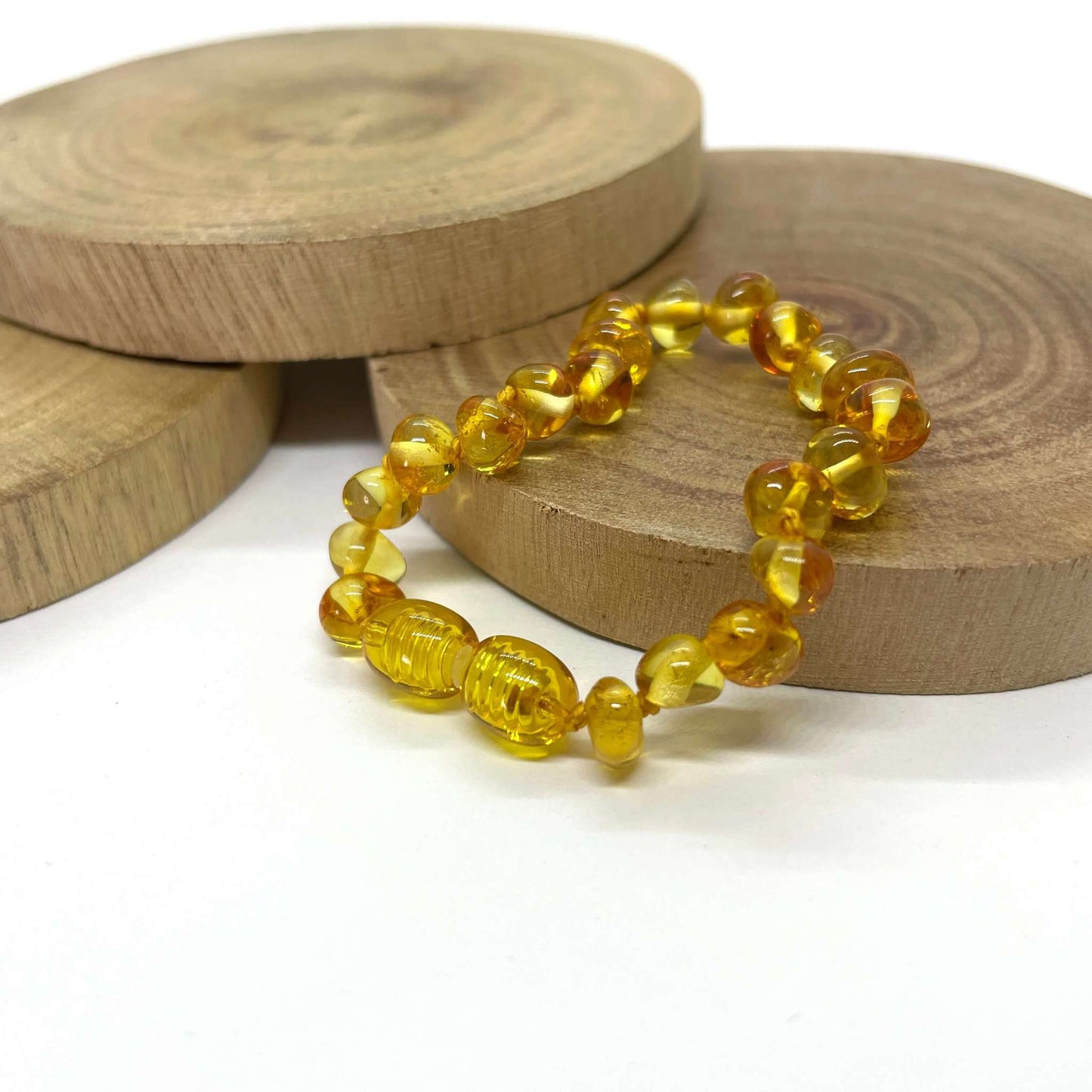 Natural Baltic Amber Baby Bracelet/ Anklet