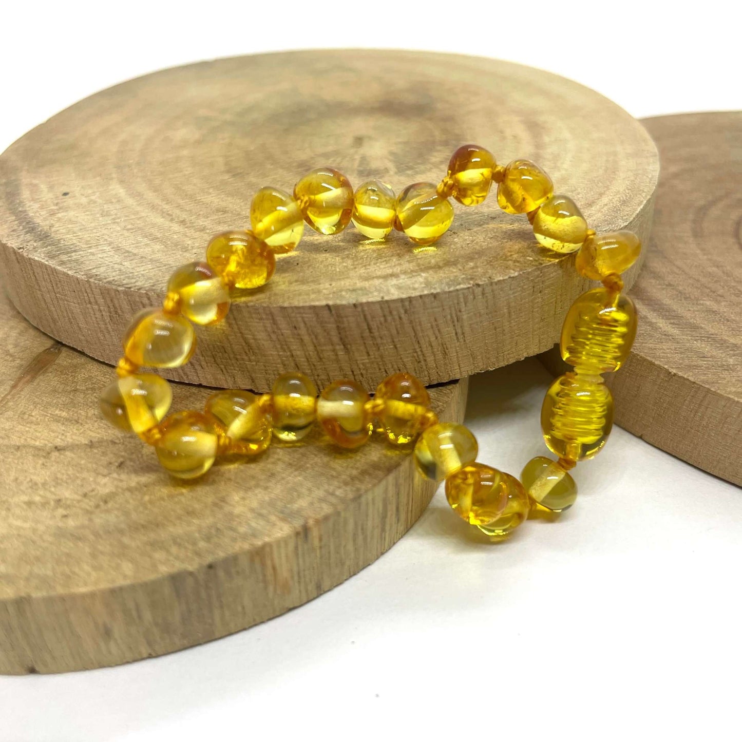 Natural Baltic Amber Baby Bracelet/ Anklet