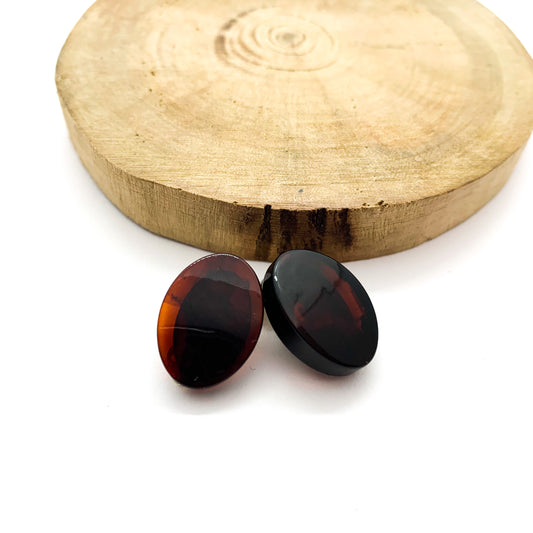 cherry amber earrings: